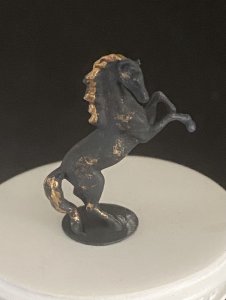 APR065A Ornamental Horse Rearing on Base 26mm High