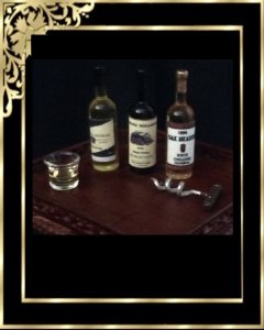 DHR53950 Wine Set of 3 Bottles