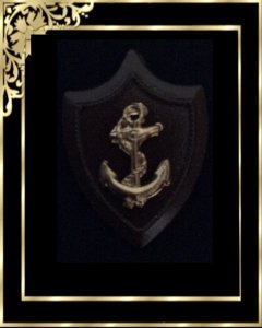 DISL2601 Wall Plaque with Ships Anchor